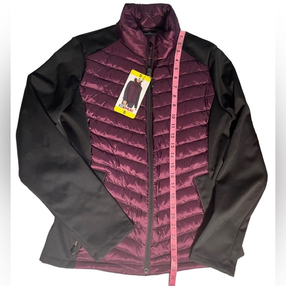 32 Degrees Ladies Mixed Media Jacket color Potent Purple Size Small NWT - Picture 8 of 12